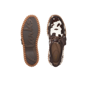 Giay Clarks Qilo Retro 'Brown White' 261738504