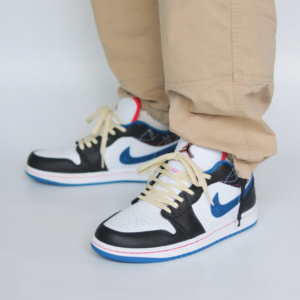 Giay Nike Air Jordan 1 Low 'Blue Sashiko' FV3622-141