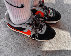 Giay Nike NBA x Air Force 1 ’07 LV8 EMB GS ’75th Anniversary Trail Blazers’ DJ9993-001