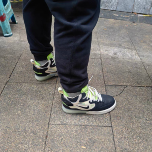 Giay Nike Air Force 1 Mid React 'Black Neon' DQ1872-100