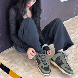 Giay Nike Dunk High Up 'Mid Olive' DH3718-200