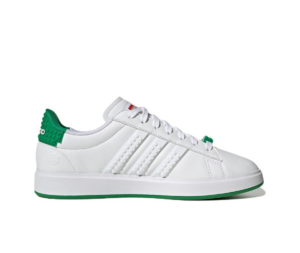 Giay Adidas Grand Court x Lego 2.0 'White Green' GW7177