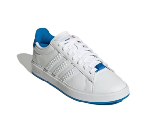 Giay Adidas Grand Court x Lego 2.0 'White Shock Blue' GW7178