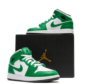 Giay Nike Air Jordan 1 Mid 'Lucky Green' DQ8423-301