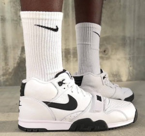 Giay Nike Air Trainer 1 'White Black' FB8066-100