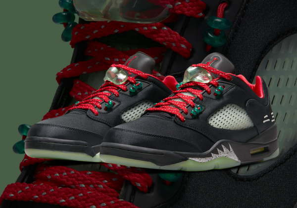 Giay Nike Air Jordan 5 Retro Low 'CLOT Jade' DM4640-036