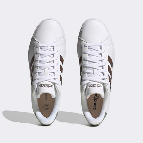 Giay Adidas Grand Court 2.0 'White Earth Strata' HP2536