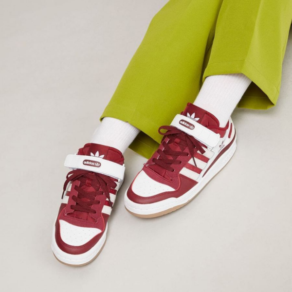 Giay Adidas Forum Low Shoes 'Red White' GX7068