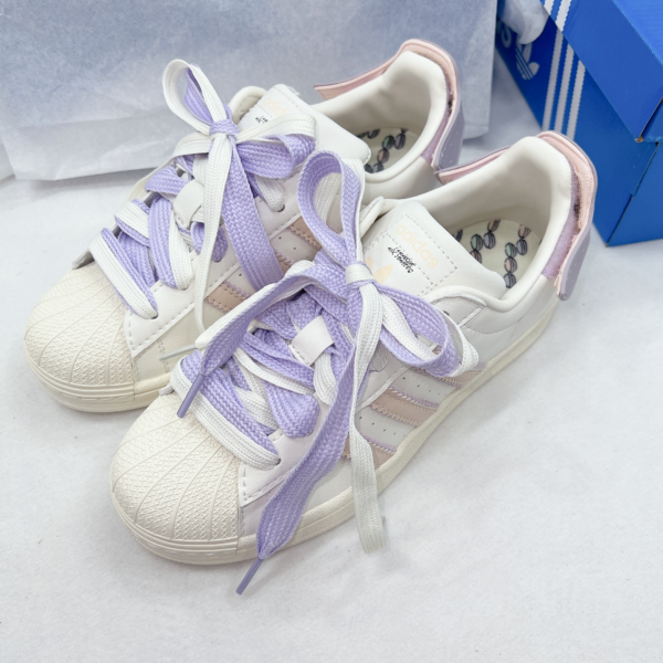 Giay Adidas Originals Superstar 'White Purple Pink' H03727