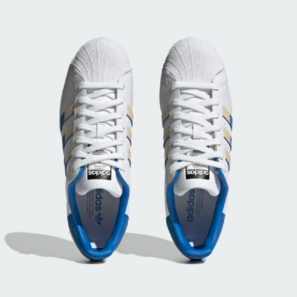 Giay Adidas Superstar 'White Blue' HQ2167