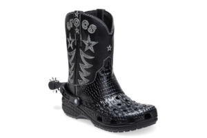 Dep Crocs Classic Cowboy Boot 'Black' 208695-001