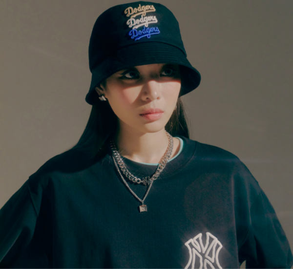 Mu MLB Logomania Bucket LA 'Black' 32CPHI111-07L