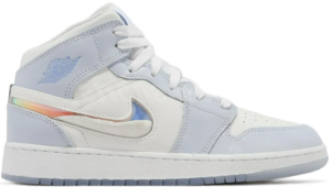 Giay Nike Air Jordan 1 Mid GS ‘Glitter Swoosh’ FQ9117-400