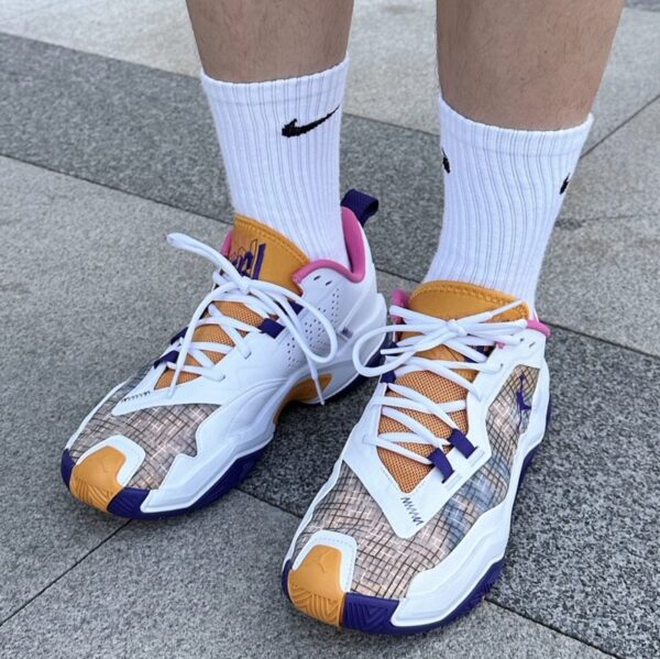 Giay Nike Air Jordan One Take 4 'Purple Canyon Gold' DO7192-100