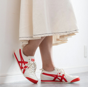 Giay Onitsuka Tiger Mexico 66 'Creamwhite Red' 1183B497-101