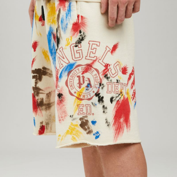 Quan Palm Angels College Sweatshorts 'Multicolor' PMCI010S22FLE0070325