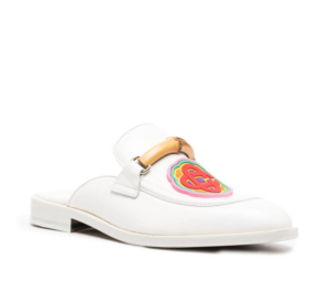 Giay Casablanca Monogram Memphis Mule 'White' AS23-FW-007-05