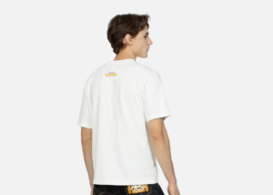 Ao Evisu Logo And Floral Print Regular Fit 'White' 2EAEPM3TS1176XXCT