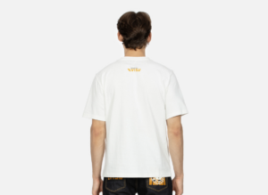 Ao Evisu Logo And Floral Print Regular Fit 'White' 2EAEPM3TS1176XXCT