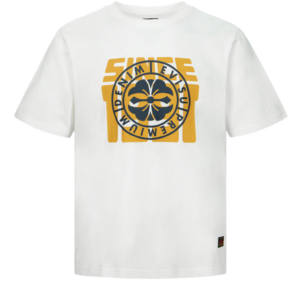 Ao Evisu Logo And Floral Print Regular Fit 'White' 2EAEPM3TS1176XXCT