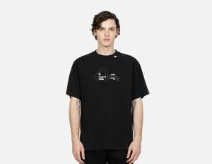 Ao Evisu Logo Print Regular Fit 'Black'