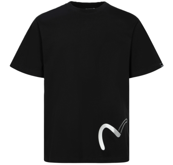 Ao Evisu Reflective Seagull Print Regular Fit 'Black' 2EAGNM3TS5082XXCT