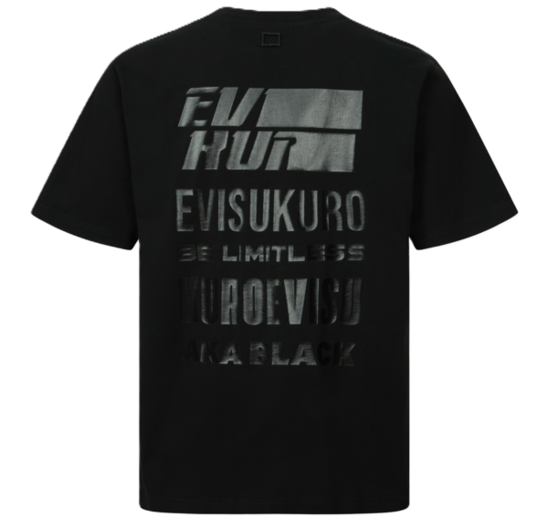 Ao Evisu Multi Graphics Print Regular Fit T-shirt 'Black' 2EAGNM3TS5088XXCT