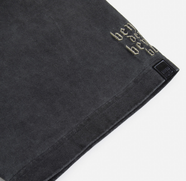 Ao Evisu 3D Logo Embroidery Spray Dyed Oversized Fit 'Grey' 2EAGNM3TS5172OSCT
