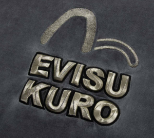 Ao Evisu 3D Logo Embroidery Spray Dyed Oversized Fit 'Grey' 2EAGNM3TS5172OSCT
