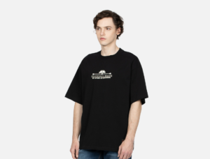 Ao Evisu Logo Print Loose Fit 'Black'