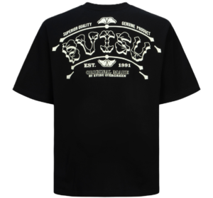 Ao Evisu Logo Print Loose Fit 'Black'