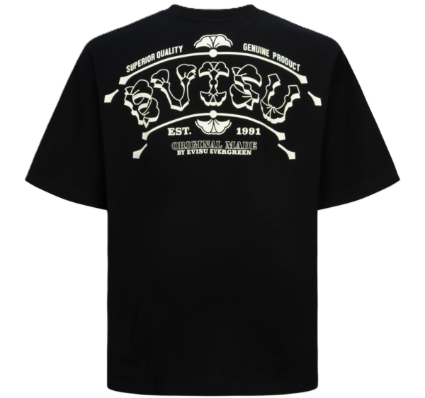 Ao Evisu Logo Print Loose Fit 'Black'