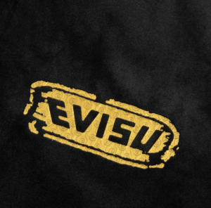 Ao Evisu Divine Deer Print And Foil Logo Loose Fit 'Black' 2EAHTM3TS7080LFPL