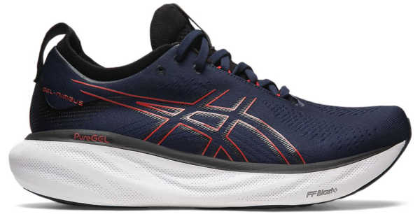 Giay Asics Gel Nimbus 25 Wide 'Midnight Electric Red' 1011B625-401