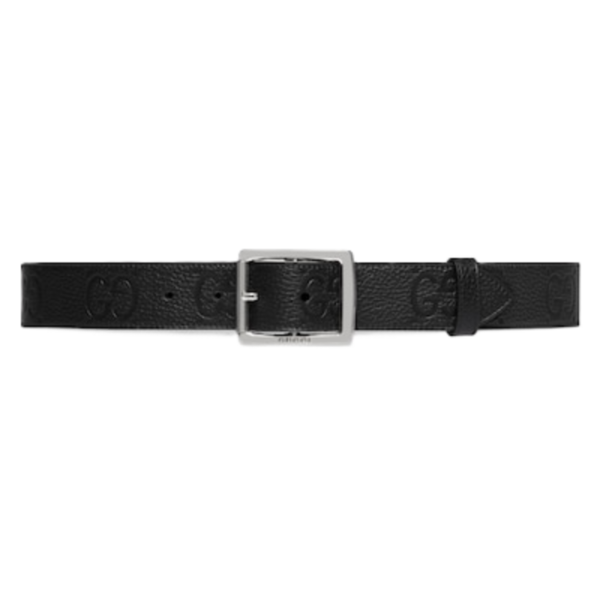 That Lung Gucci GG Rubber Effect Leather 'Black' 761567-AABZA-1000