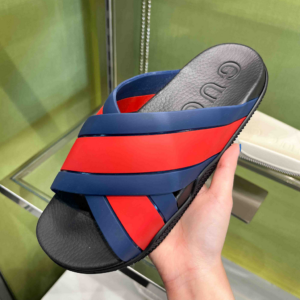 Dep Gucci GG Slide Sandal 'Blue Red' 630326-J8700-8497