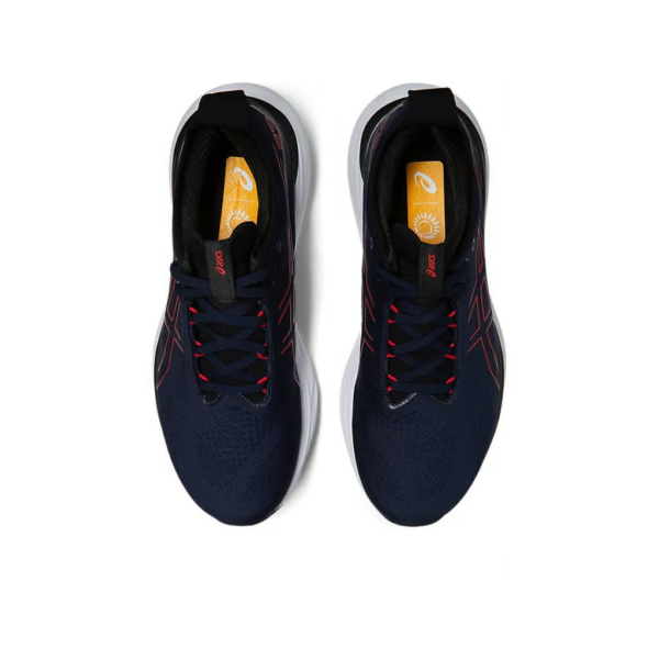 Giay Asics Gel Nimbus 25 Wide 'Midnight Electric Red' 1011B625-401