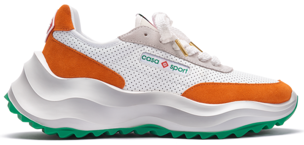 Giay Casablanca Atlantis Sneaker 'White Orange' AF22-SNK-002-02