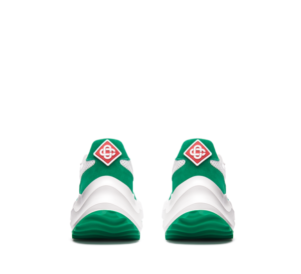 Giay Casablanca Atlantis Tennis Sneaker 'White Green' AF22-SNK-001-03