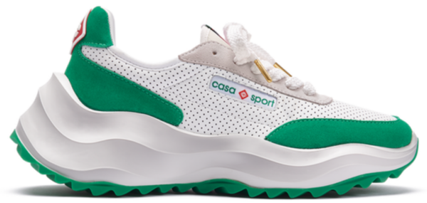 Giay Casablanca Atlantis Tennis Sneaker 'White Green' AF22-SNK-001-03