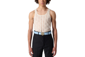 That Lung Casablanca CC Logo Buckle 'Blue' AS23-ACC-012-13