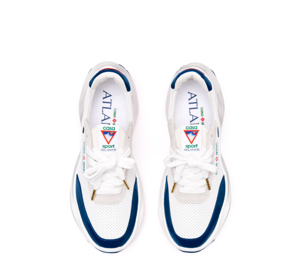 Giay Casablanca Atlantis Sneaker 'White Navy' AS23-SNK-015-03
