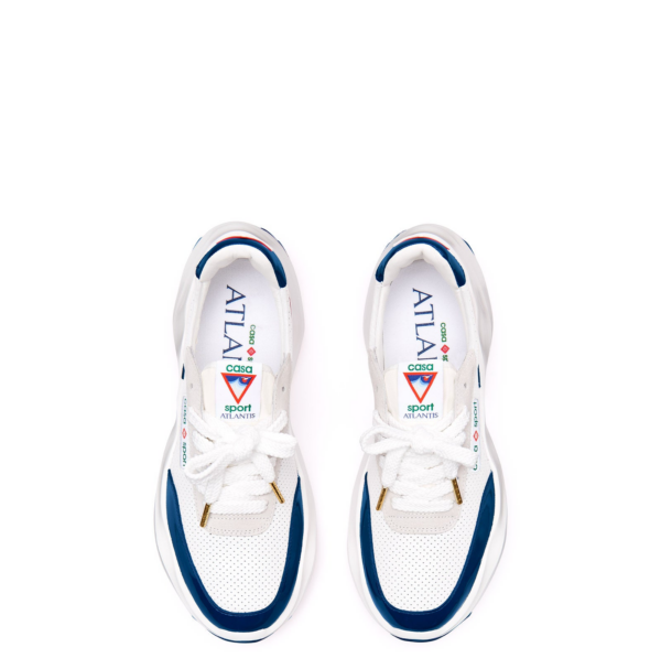Giay Casablanca Atlantis Sneaker 'White Navy' AS23-SNK-016-03