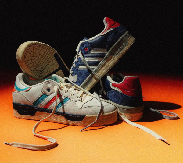 Giay Adidas Rivalry Low 'Butter Navy' ID2870