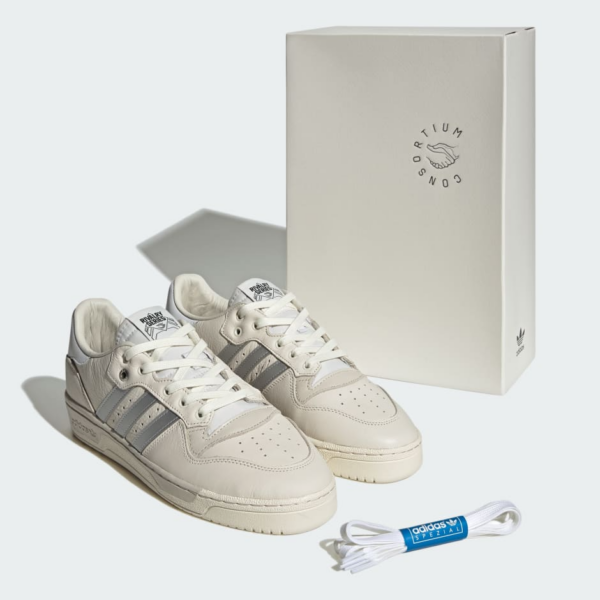 Giay Adidas Rivalry Low 'Silver Metallic' IF0603