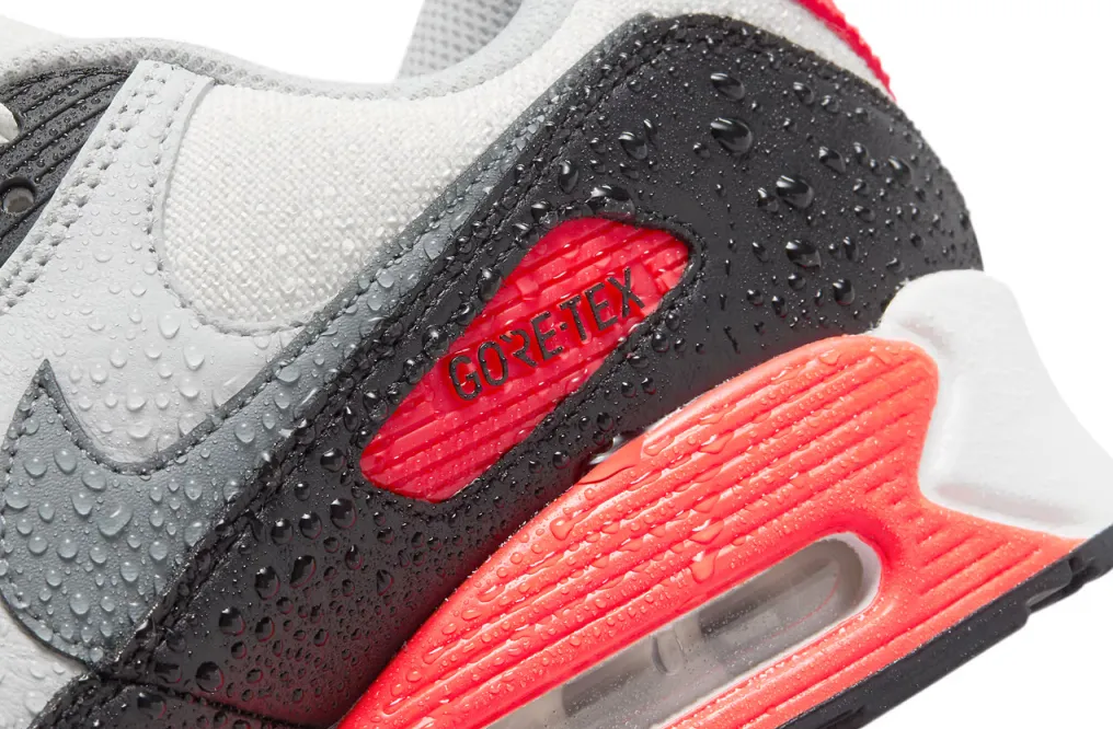 Nike ra mắt Air Max 90 “Infrared” dưới phiên bản GORE-Tex (GTX) Hinh anh 1: Nike ra mat Air Max 90 “Infrared” duoi phien ban GORE-Tex (GTX)