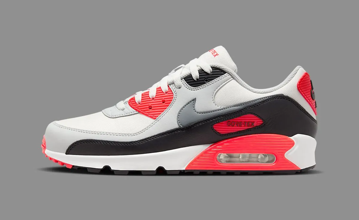 Nike ra mắt Air Max 90 “Infrared” dưới phiên bản GORE-Tex (GTX) Hinh anh 3: Nike ra mat Air Max 90 “Infrared” duoi phien ban GORE-Tex (GTX)