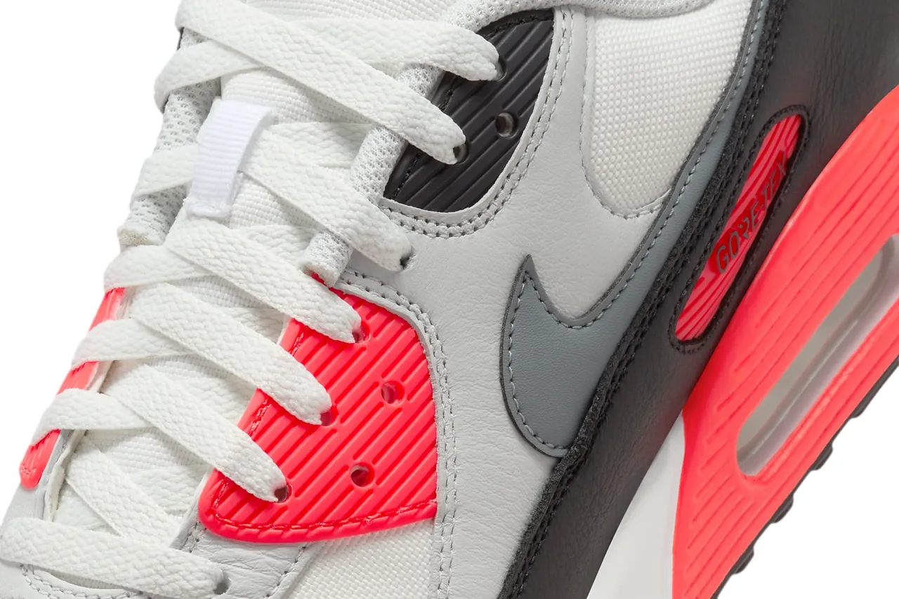 Nike ra mắt Air Max 90 “Infrared” dưới phiên bản GORE-Tex (GTX) Hinh anh 4: Nike ra mat Air Max 90 “Infrared” duoi phien ban GORE-Tex (GTX)