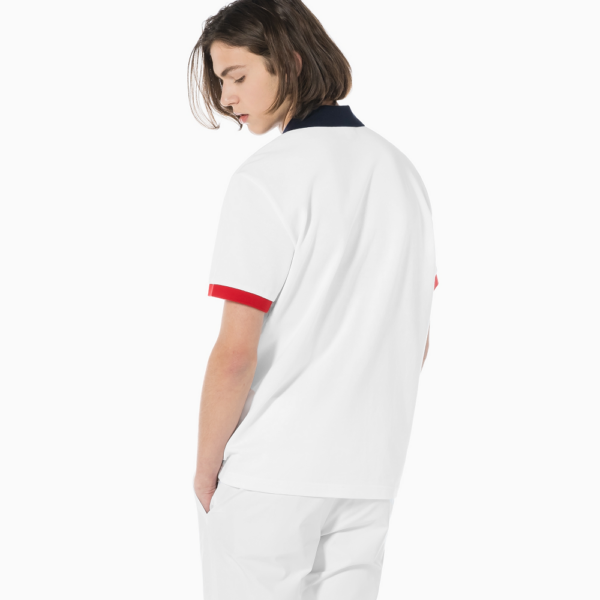 Ao Lacoste Polo Short Sleeve BBR 'White' PH896E-52G-001
