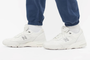 Giay New Balance 991 'MiUK White Grey' M991TW